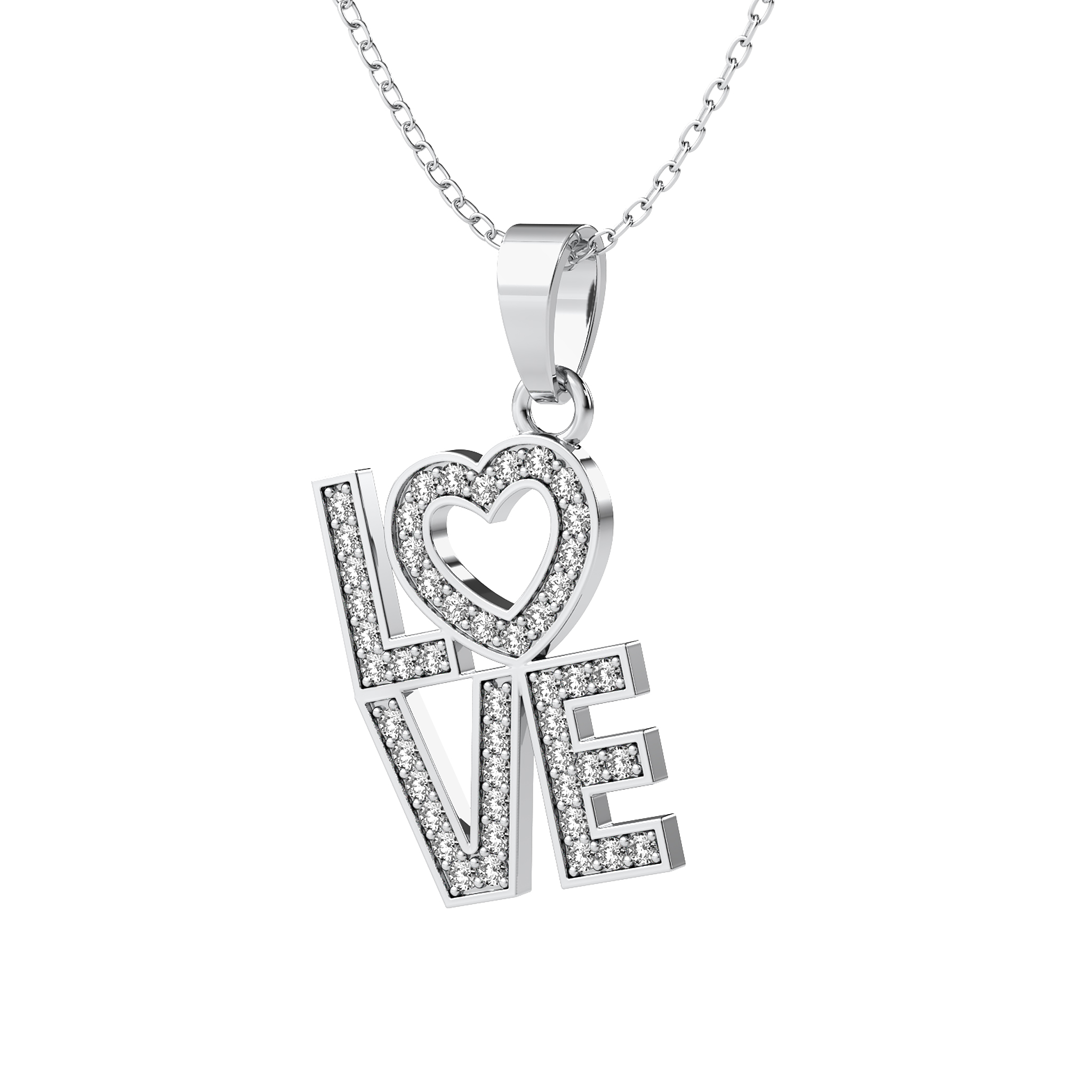 LOVE Pırlanta Kolye